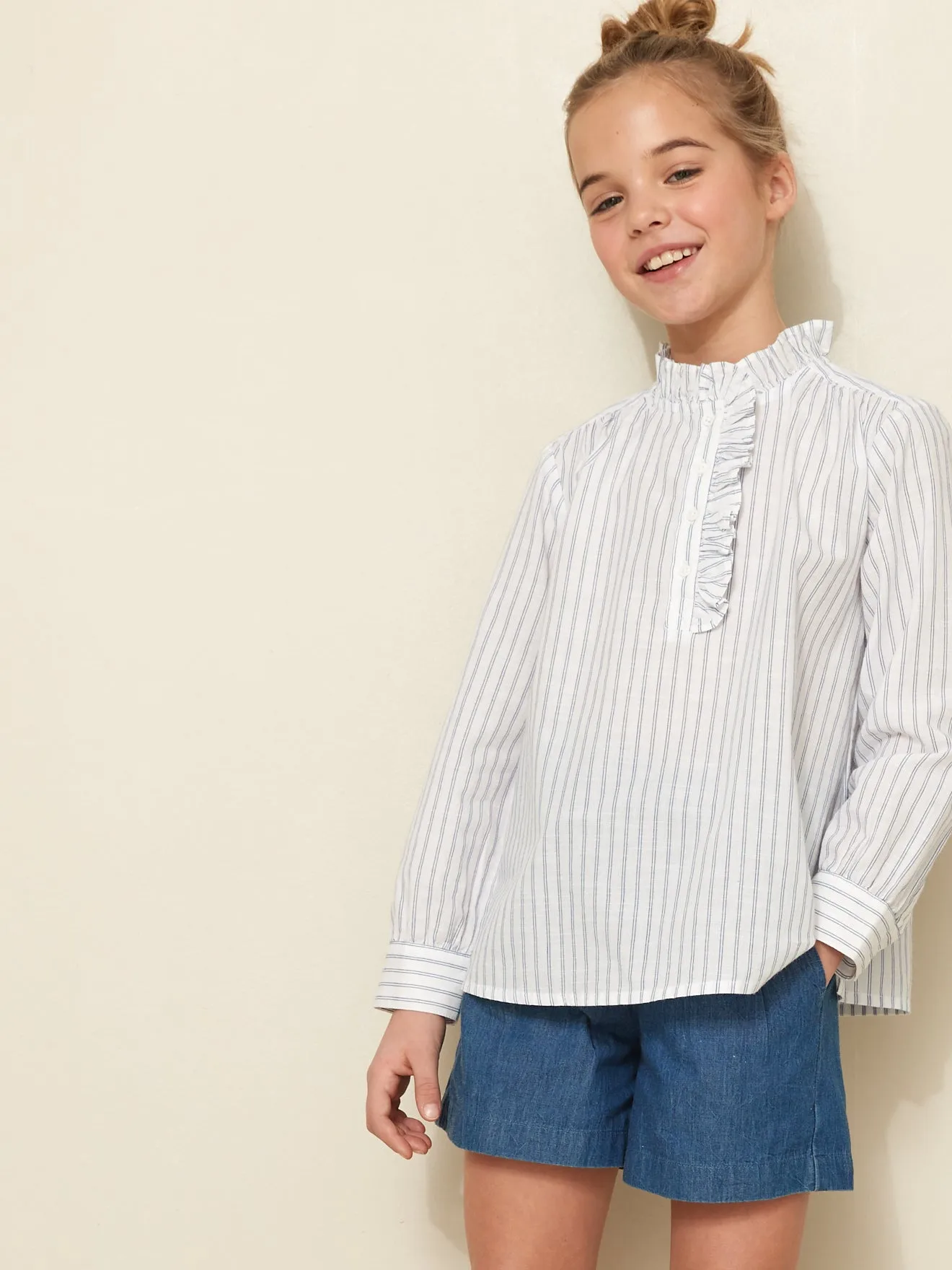 Blouse rayée Fille