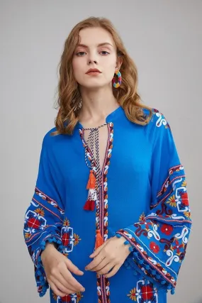 Blouse Rétro Vintage Brodée