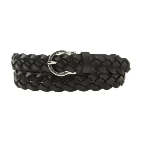 Ceinture tressée à boucle noire en cuir Levi's - Ceinture & bretelle Homme sur MenCorner