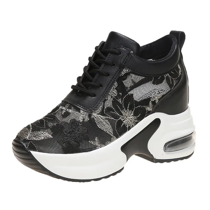 Chaussures confortables en dentelle