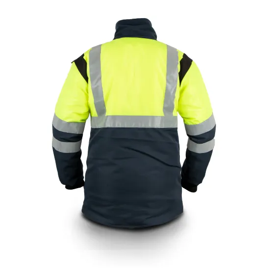 CLASSIC HI-VIZ COLD STORE JACKET X28JHV WITH LOGO