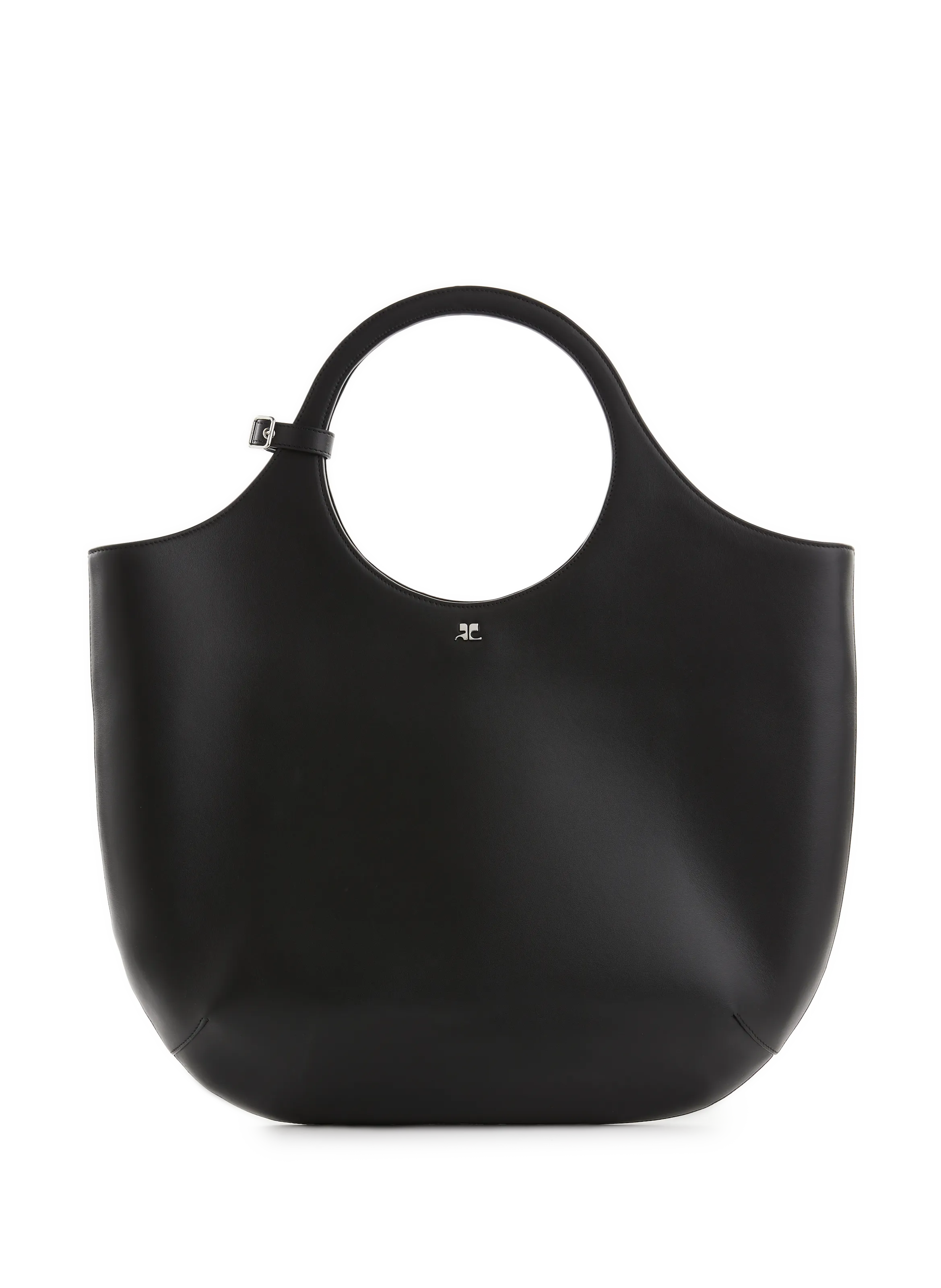 COURRÈGES  Grand sac cabas en cuir  - Noir