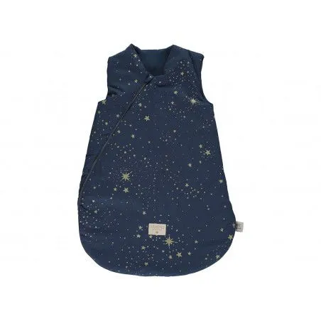 Gigoteuse Large Cocoon Gold stella bleu nuit Nobodinoz