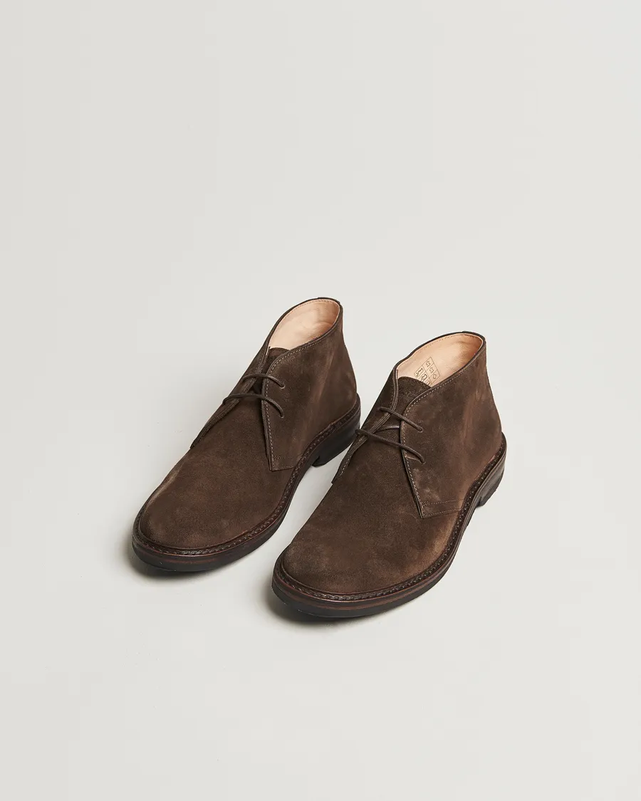 Greenflex Dainite Desert Boot Dark Brown Suede