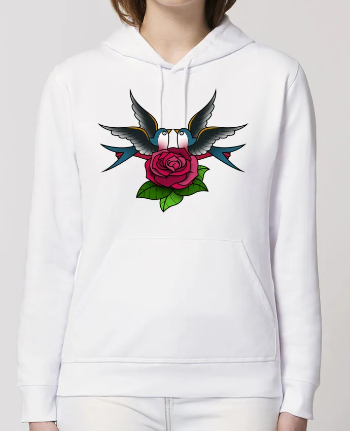 Hoodie Hirondelles tattoo Par Lamouchenoire