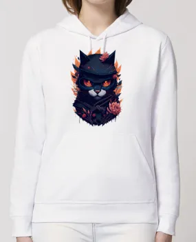Hoodie Ninja Chat : Design Unique et Amusant pour les Amoureux des Chats et Ninjas Par créatif-desig