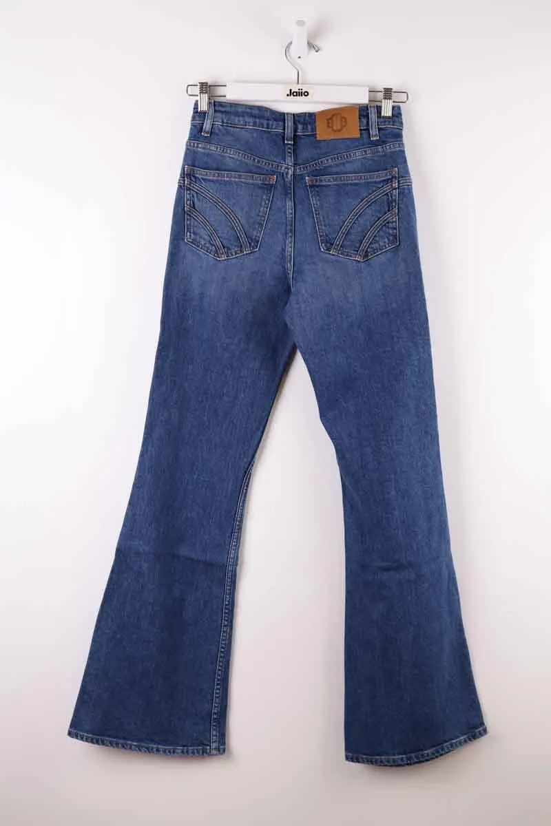 Jean bootcut en coton