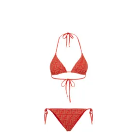 Maillot de bain - Bikini en tissu technique orange | Fendi