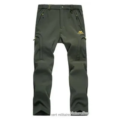 Pantalon de randonnée imperméable intérieure doublé ! 3 coloris au choix . A