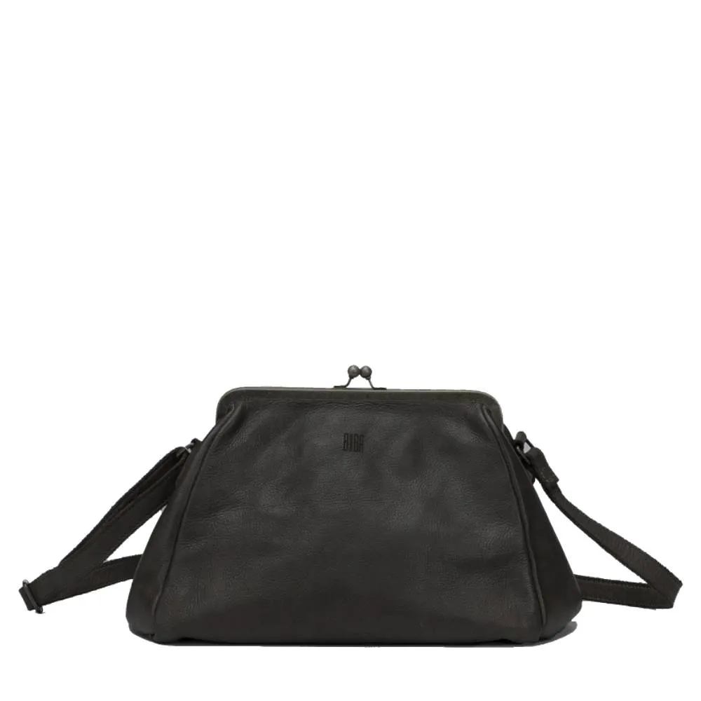 Sac bandoulière Biba Boston en cuir avec fermoir BT22