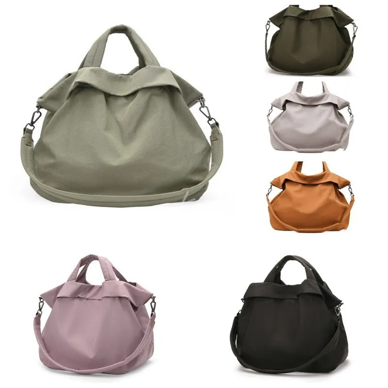 Sac De Yoga Sac Fourre Tout Sur Mon Niveau De Loisirs Sac De Sport Sac À Épaule Imperméable Sac De Couleur Unie De Grande Capaci