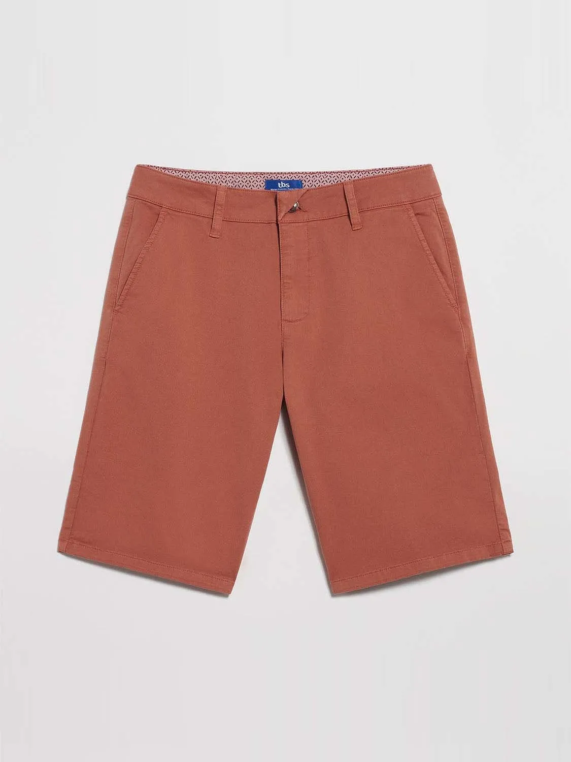Shorts Homme Coton Biologique Orange tbs