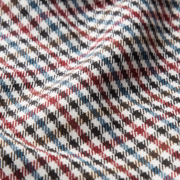 Stretch pour pantalon Tartan – blanc/noir