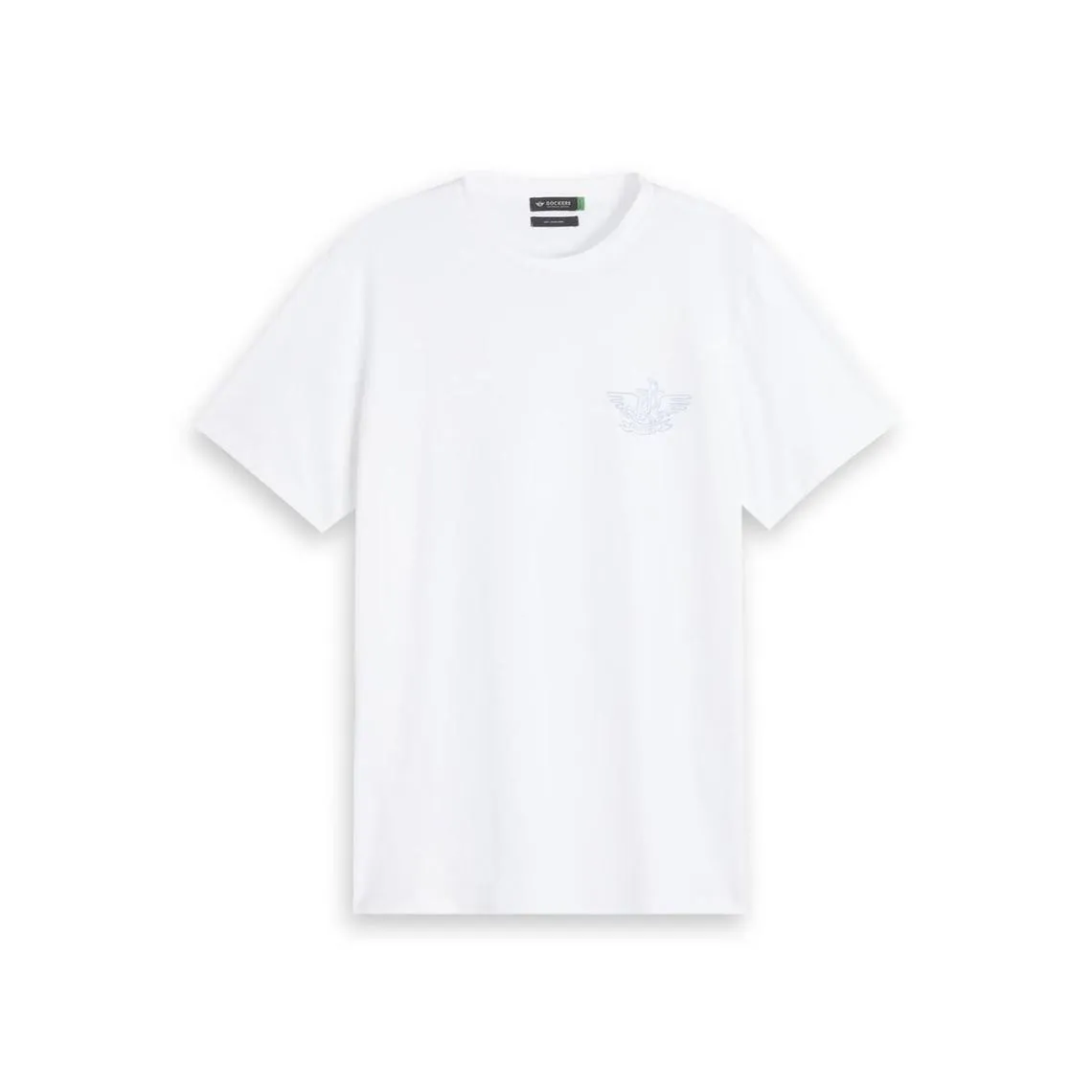 T-shirt imprimé en coton bleu ciel Handstyle  | 3 Suisses