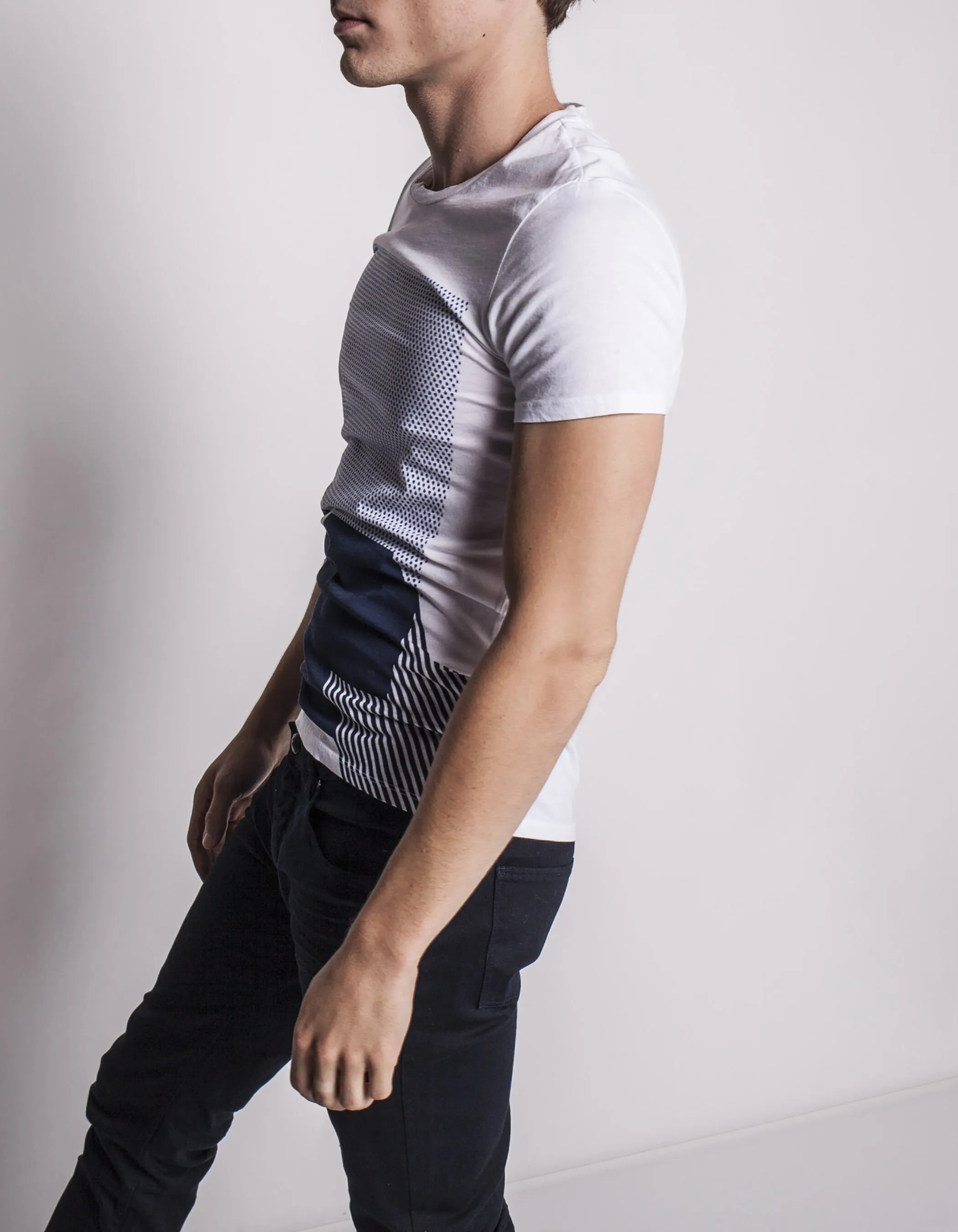 Tee-shirt blanc homme