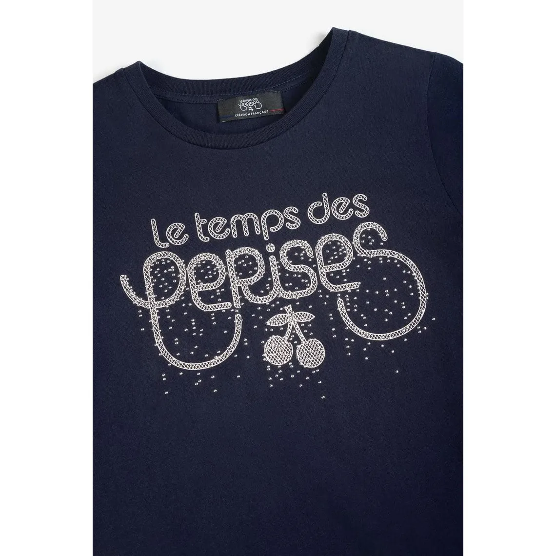 Tee-Shirt MARTYGI bleu nuit en coton | 3 Suisses