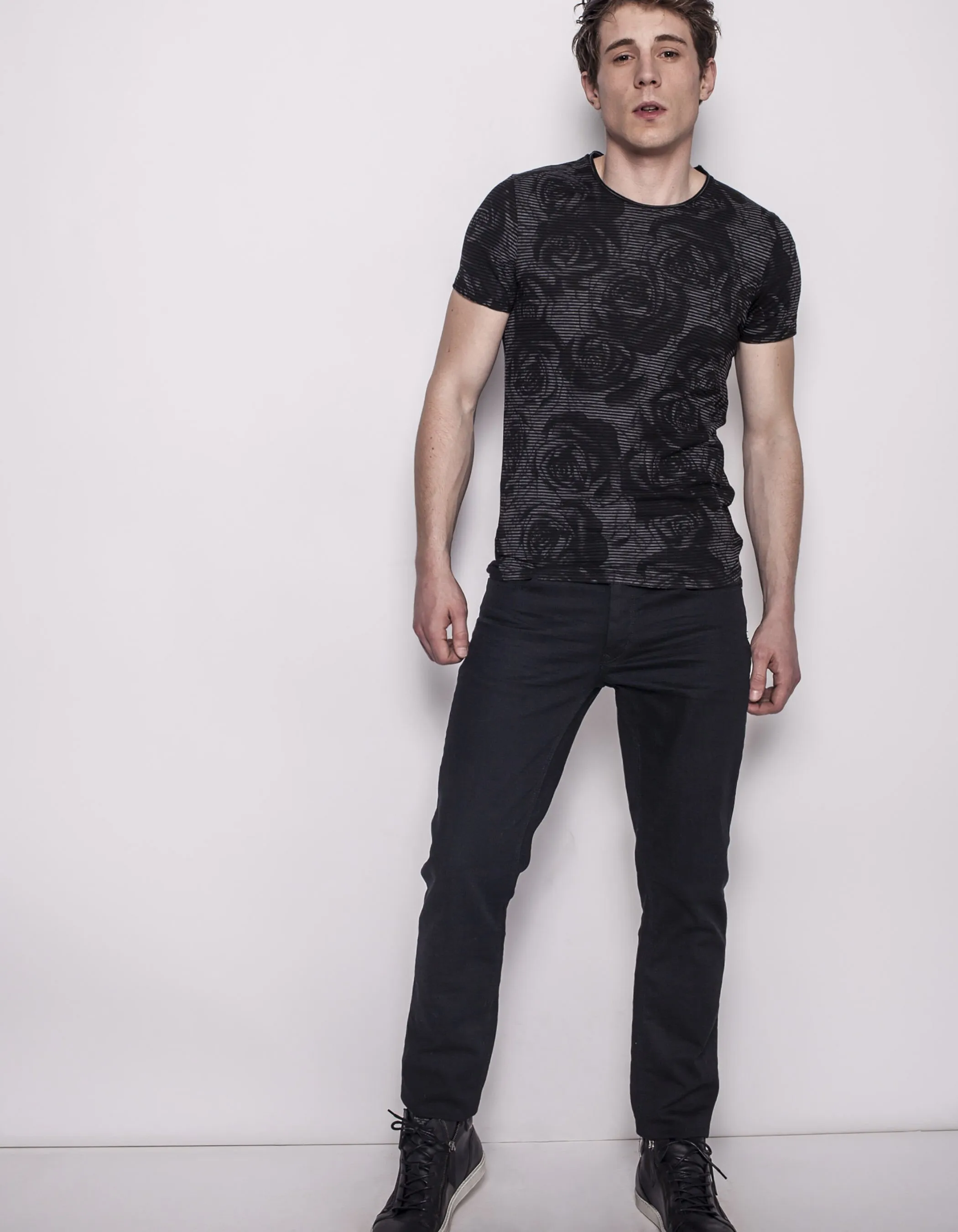 Tee-shirt noir homme