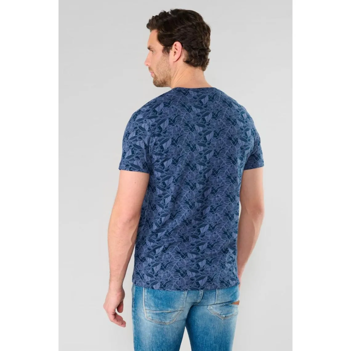 Tee-Shirt ROBAS bleu Tito en coton | 3 Suisses