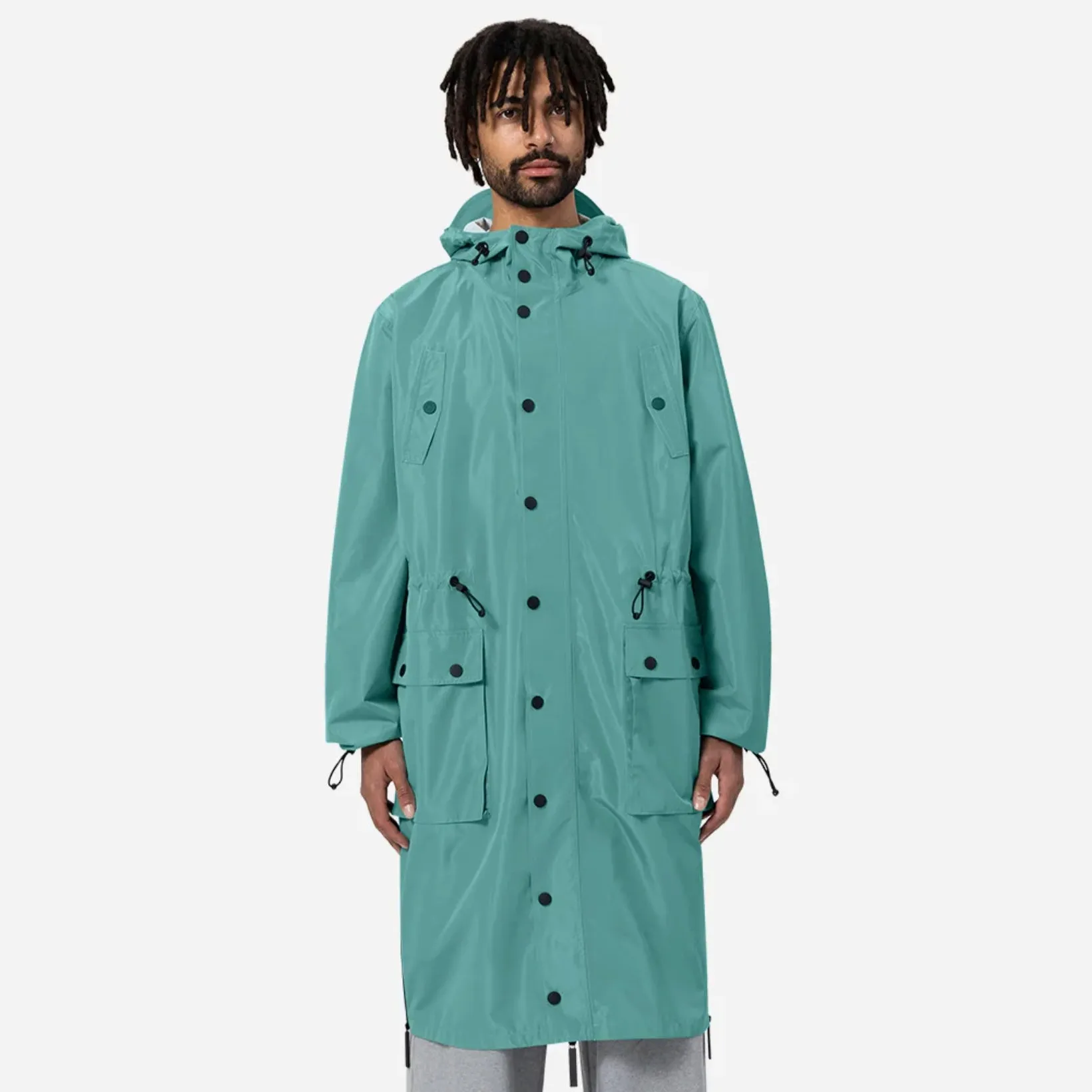 VESTE IMPERMEABLE LIGHTWEIGHT PARKA - COULEUR SEA BLUE